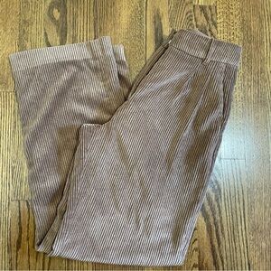 Altar'd State Light Brown Corduroy Trousers Wide Leg Size XS